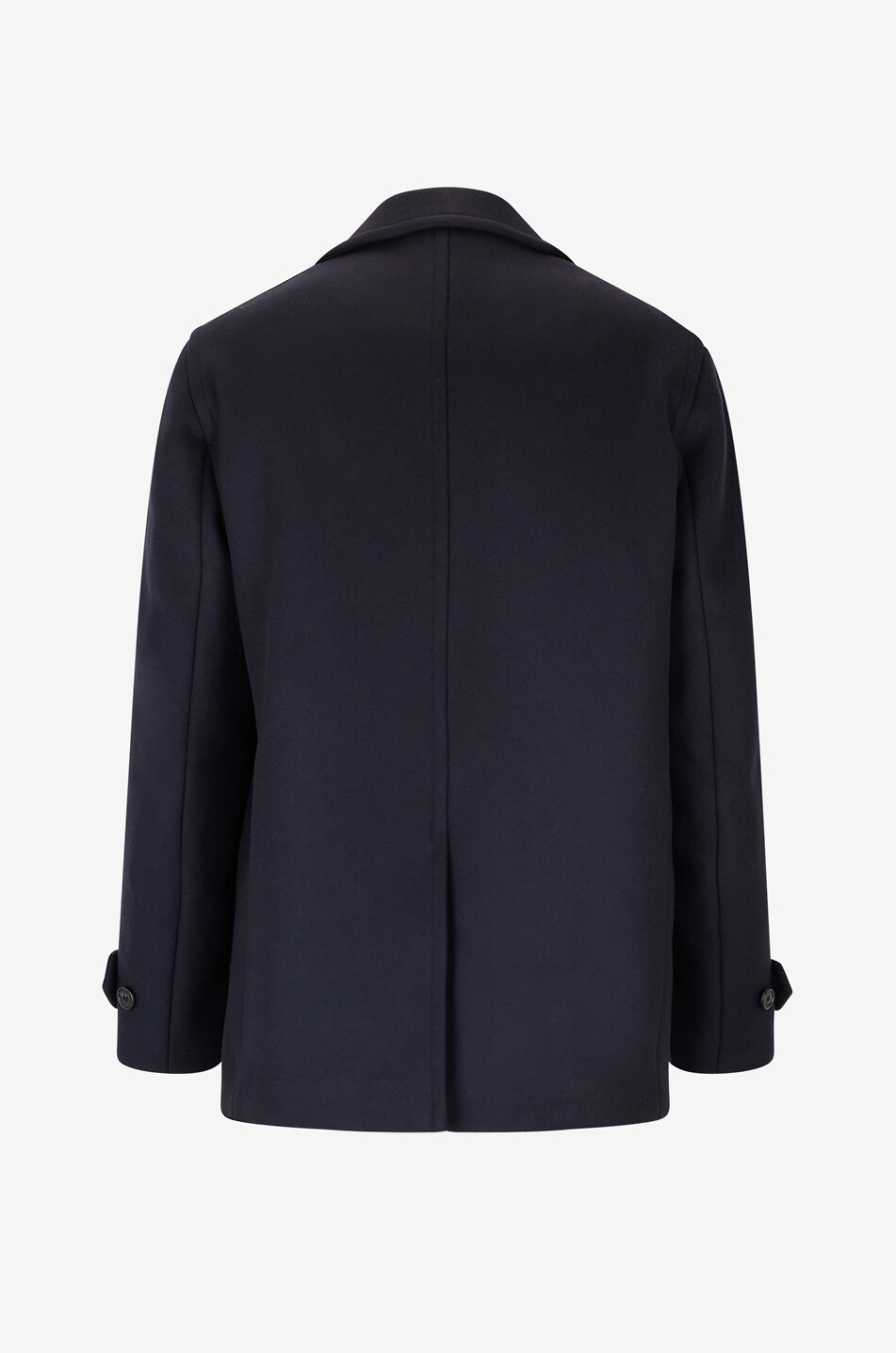 INCOTEX Veste caban en laine et cachemire à boutonnage double Homme BLEU FONCE 2