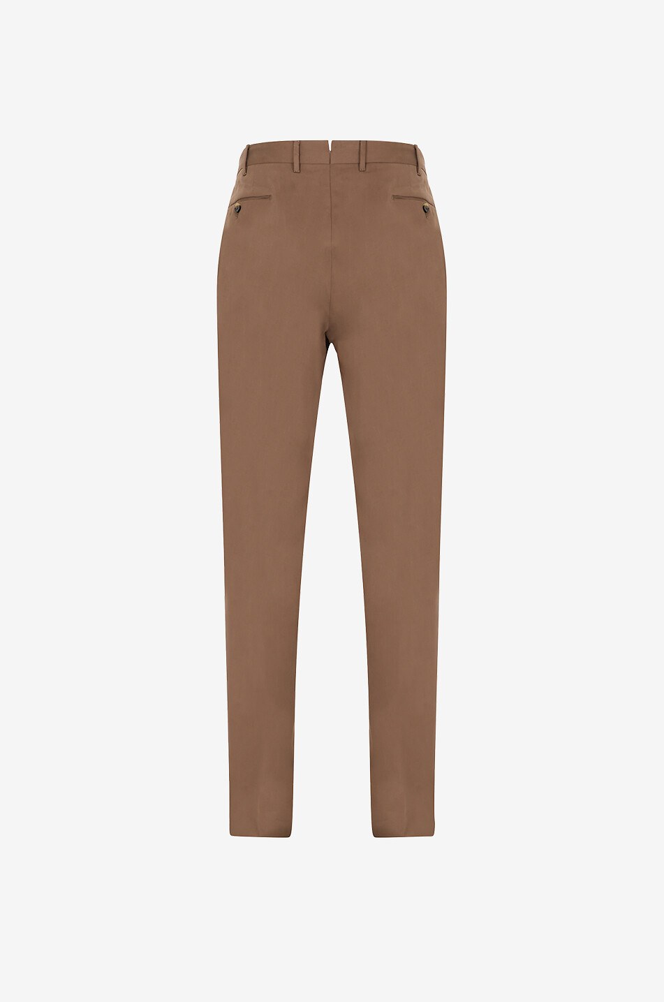 PT TORINO Pantalon chino en coton stretch Slim Tailor Fit Homme MARRON 2