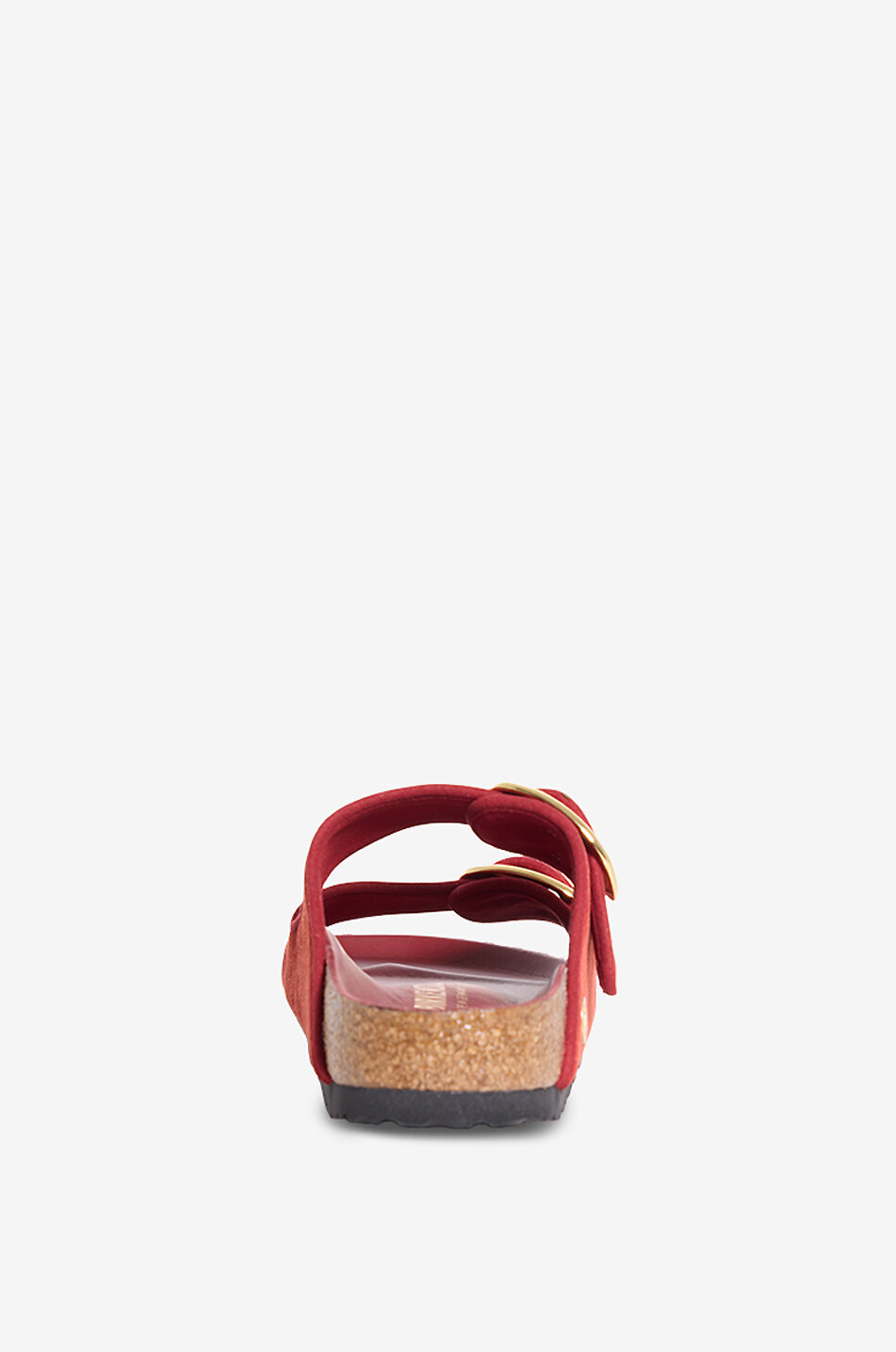 BIRKENSTOCK Arizona Big Buckle fluffy velvet flat sandals Women RED 4