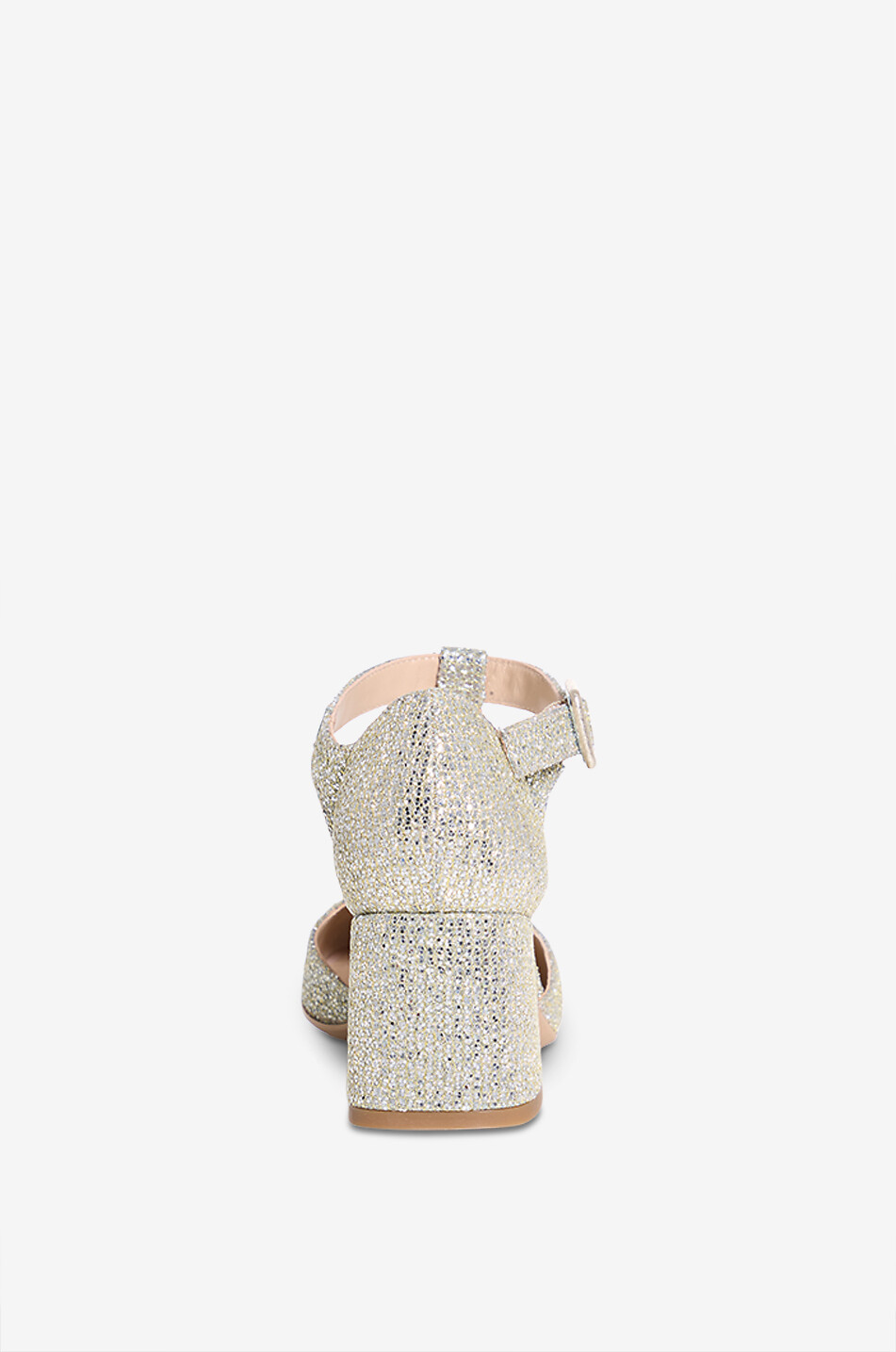 BONGENIE Zeus square heel crystal-embellished pumps Women SILVER 4