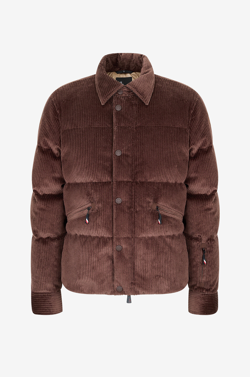 Kurze Stepp-Daunenjacke aus Cordsamt Elgon