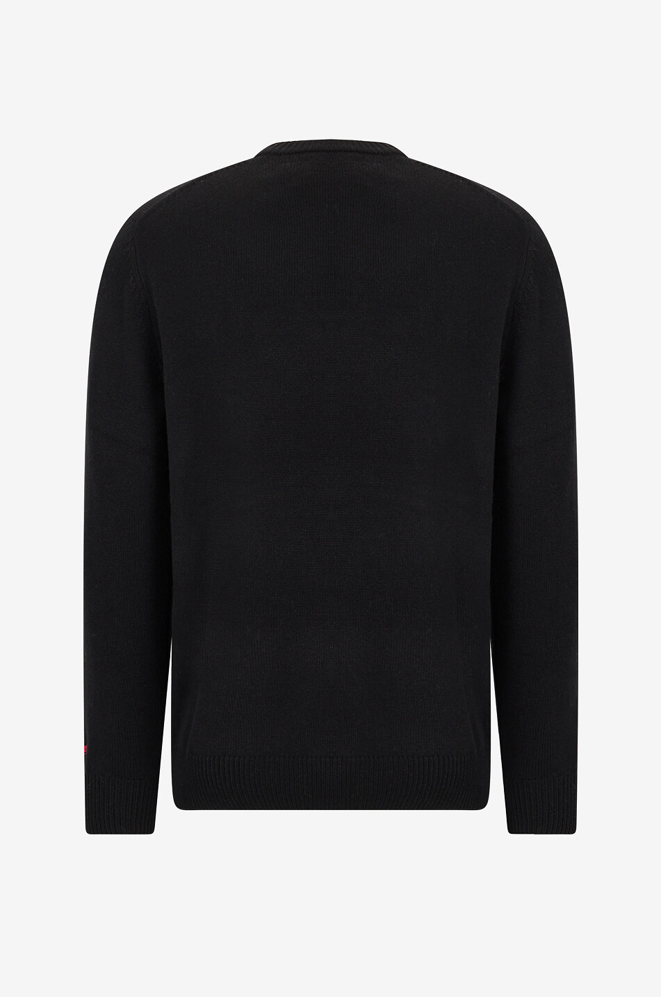 MC2 SAINT BARTH Heron Après Ski Lover embroidered cashmere and wool jumper Men BLACK 2