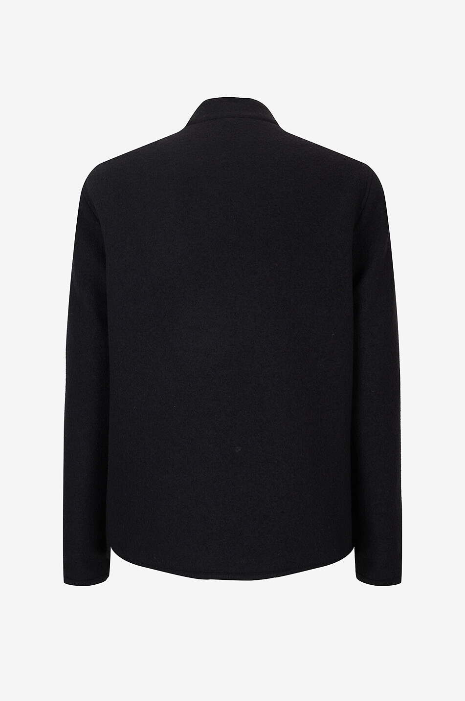 MONCLER Wool overshirt with Mandarin collar Men BLACK 2