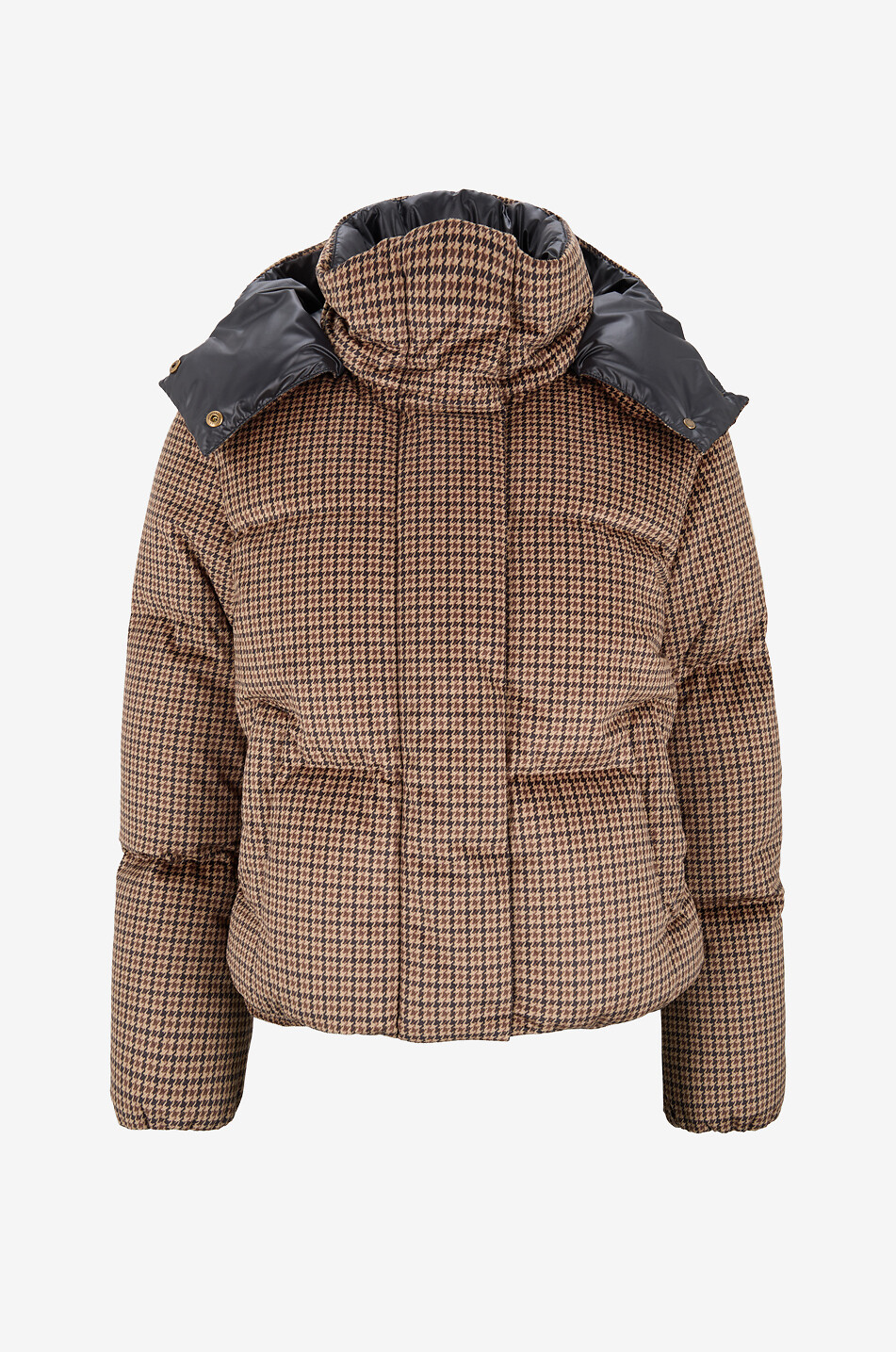 Kurze Steppjacke aus Samt mit Stehkragen Quierzy