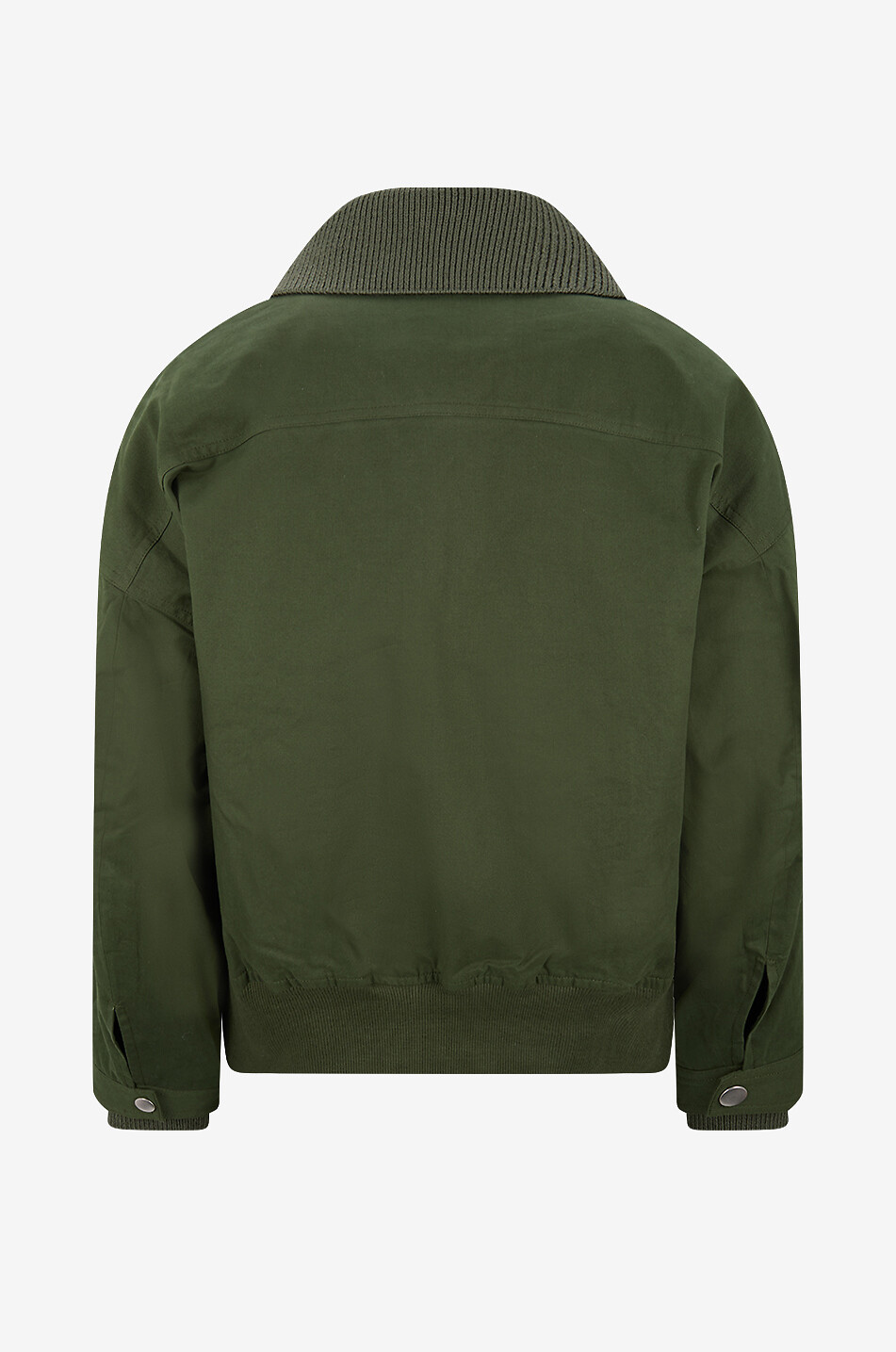 SEA Sullivan Sportswear lightweight canvas bomber jacket Women GREEN 8