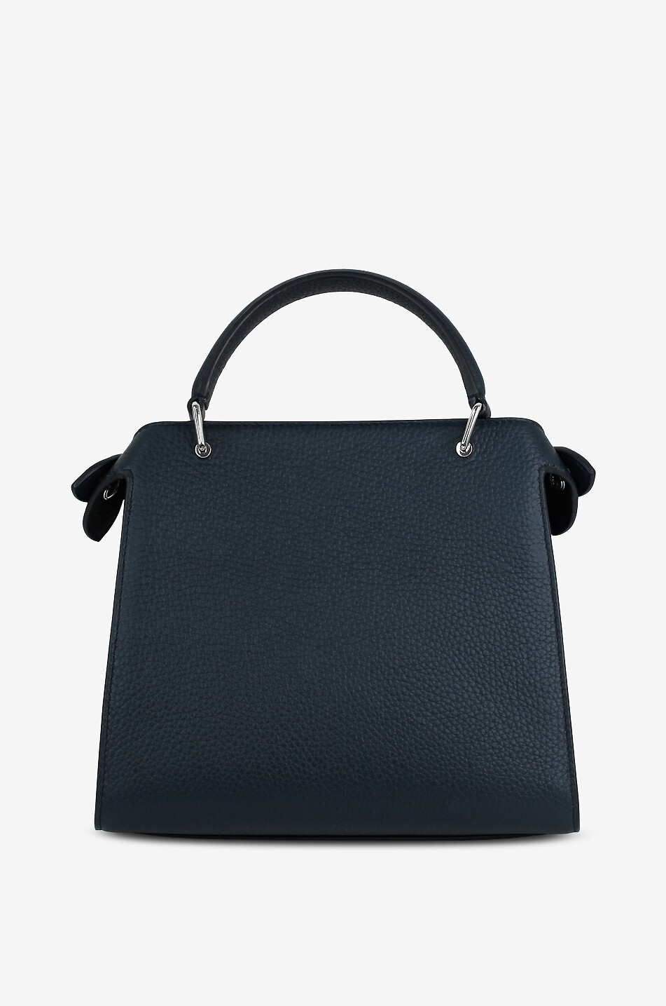 MICHINO Sac à main en cuir grainé Lutece Mini Femme BLEU FONCE 2