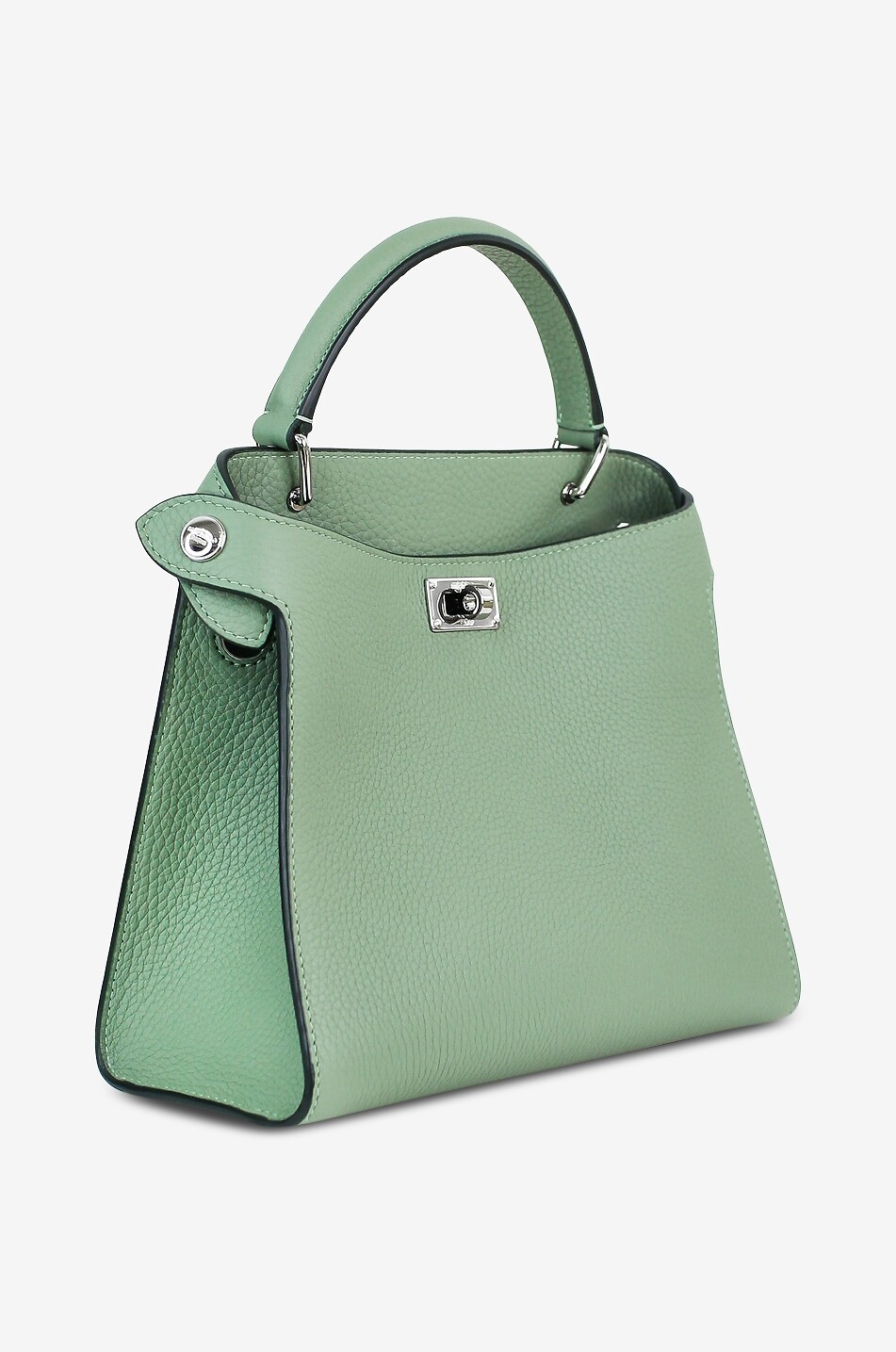 MICHINO Handtasche aus genarbtem Leder Lutece Mini Damen GRÜN 5