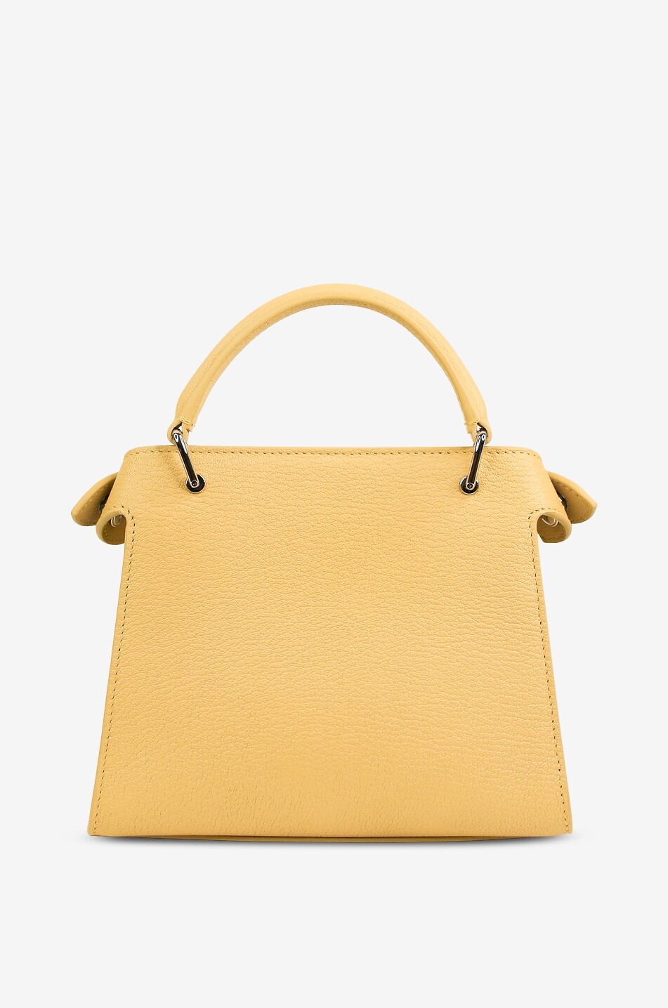 MICHINO Sac à main en cuir grainé Lutece Nano Femme JAUNE CLAIR 2