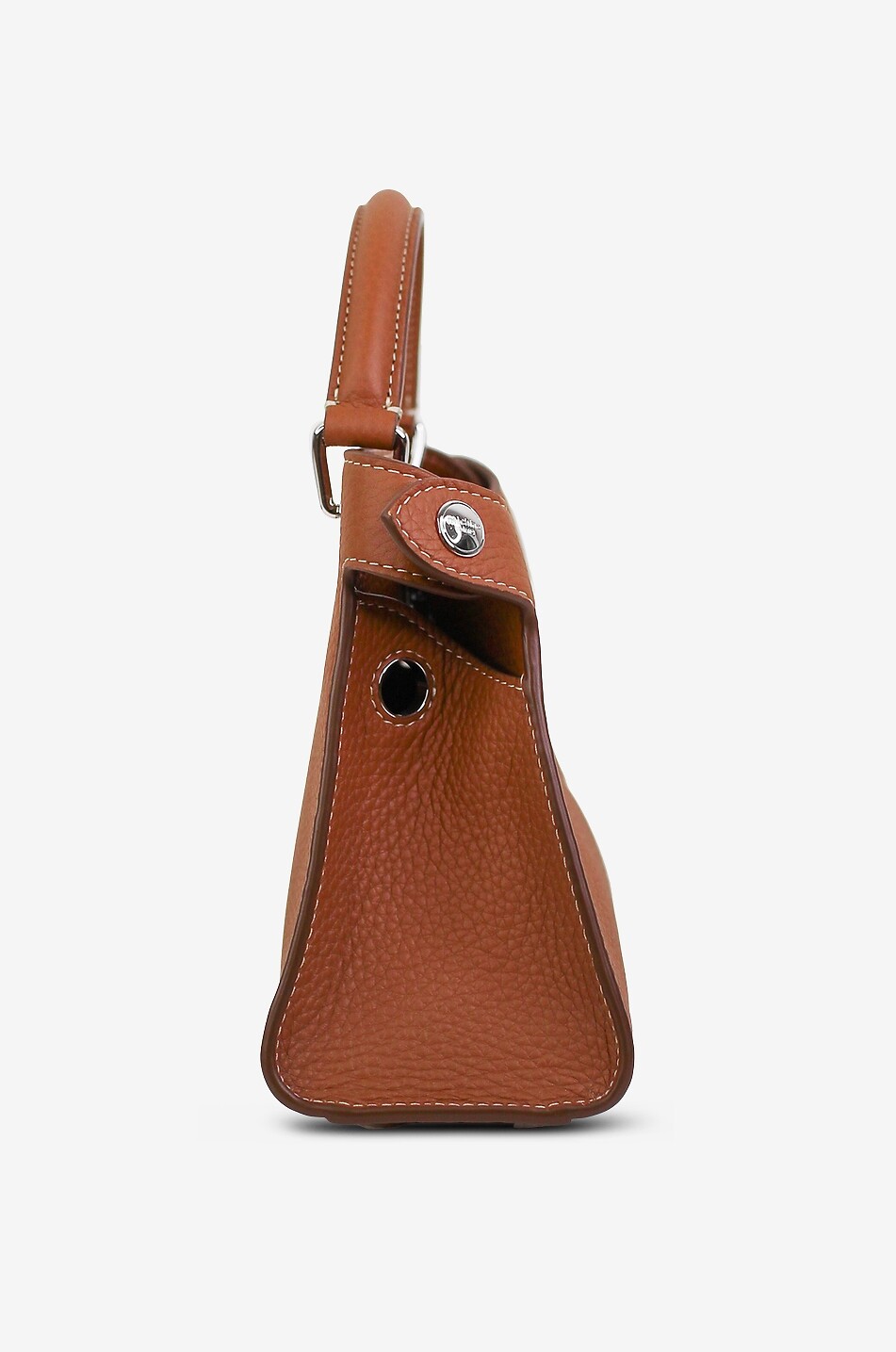 MICHINO Lutece Nano grained leather handbag Women LIGHT BROWN 4