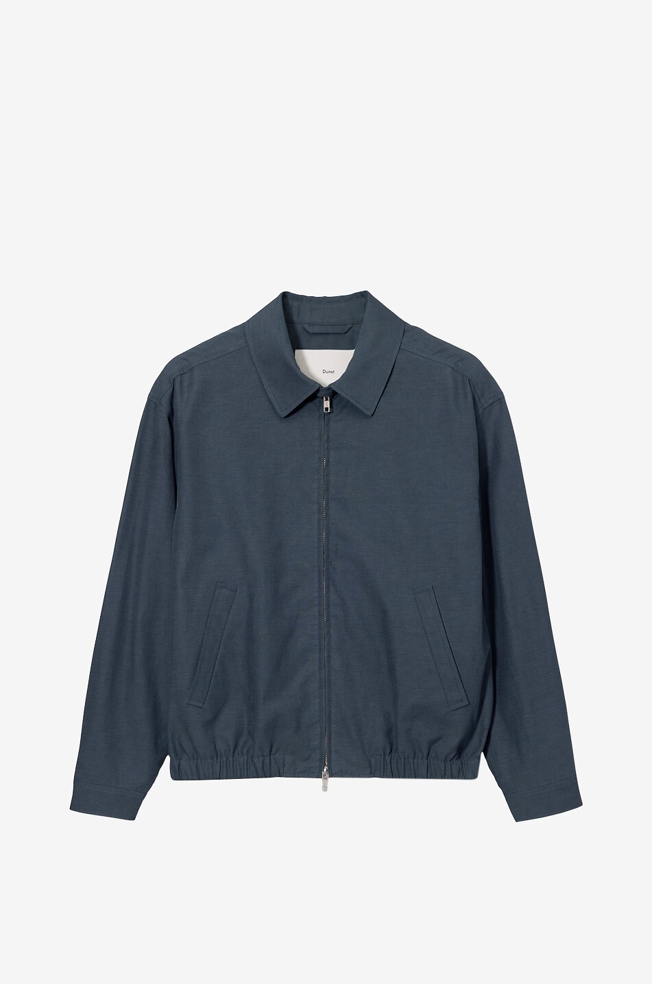 DUNST Lightweight jacket with shirt collar in canvas Men DARK BLUE 1