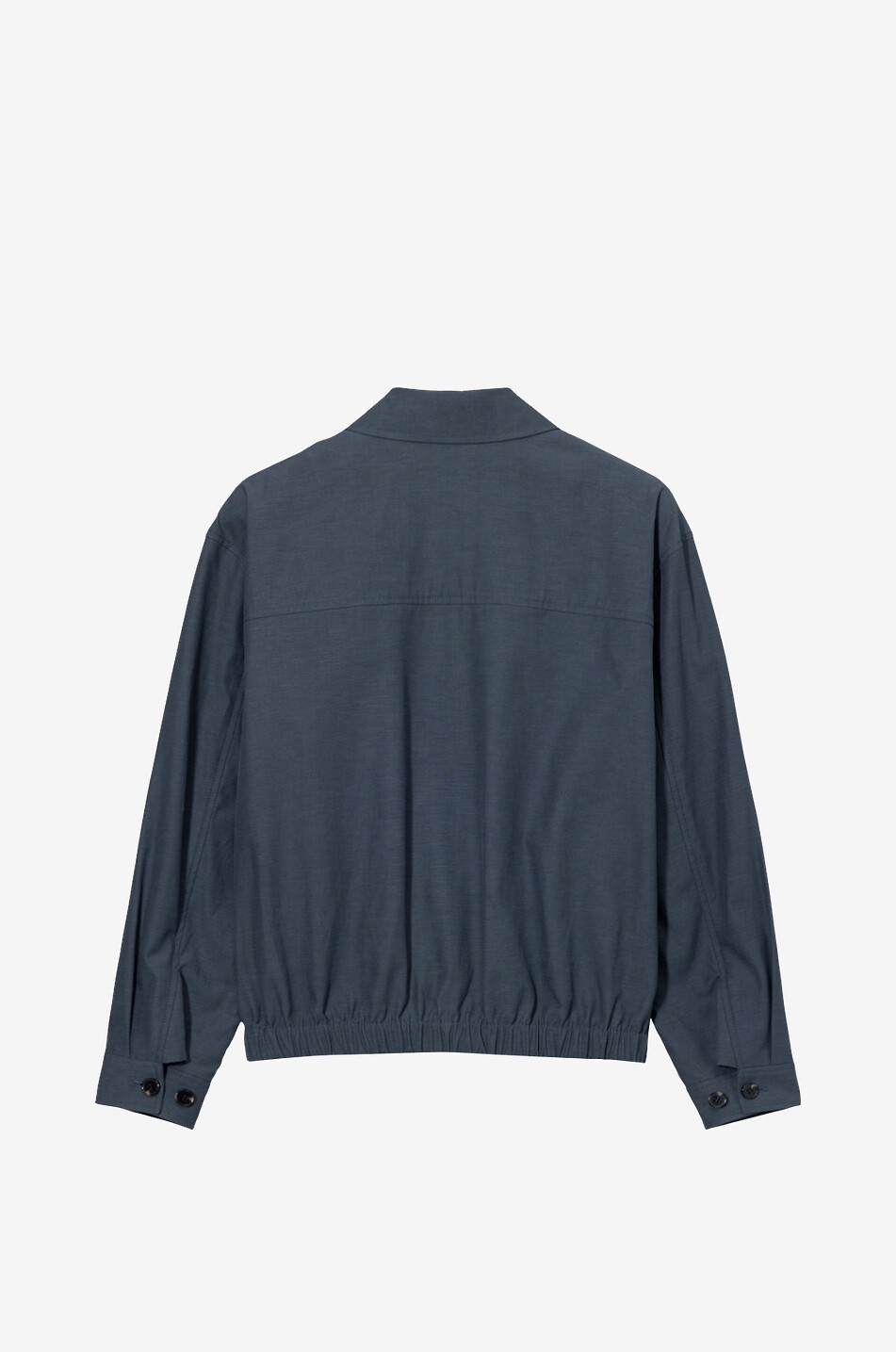 DUNST Lightweight jacket with shirt collar in canvas Men DARK BLUE 2