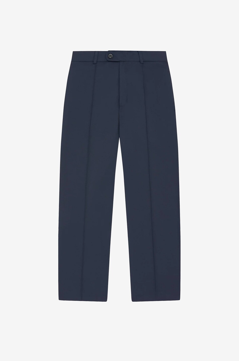 ABOUT:BLANK Pantalon baggy à pinces en toile Everyday Homme BLEU FONCE 1