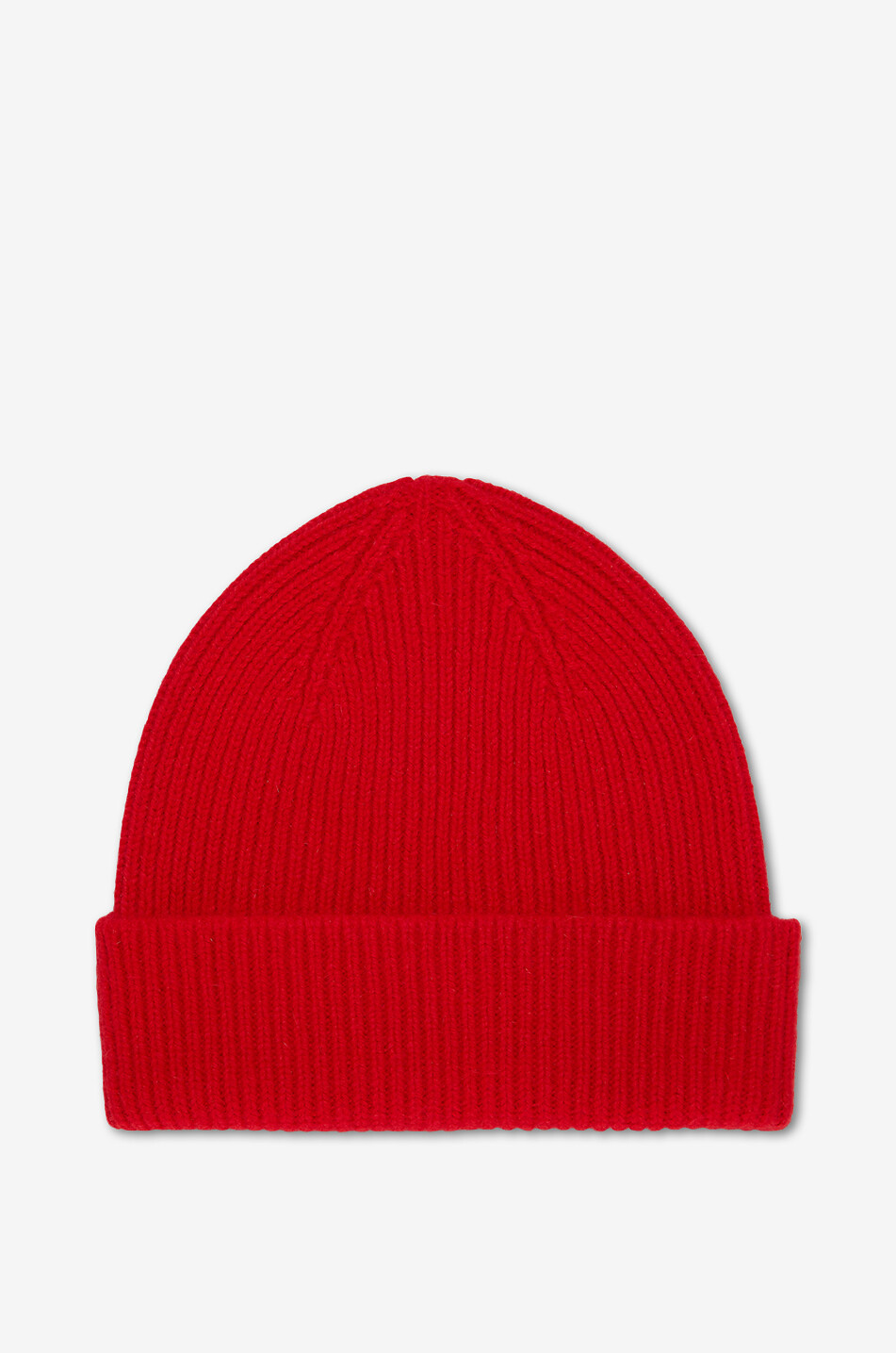 BONGENIE Rippstrickmütze aus Wolle und Angora Barba Herren ROT 1