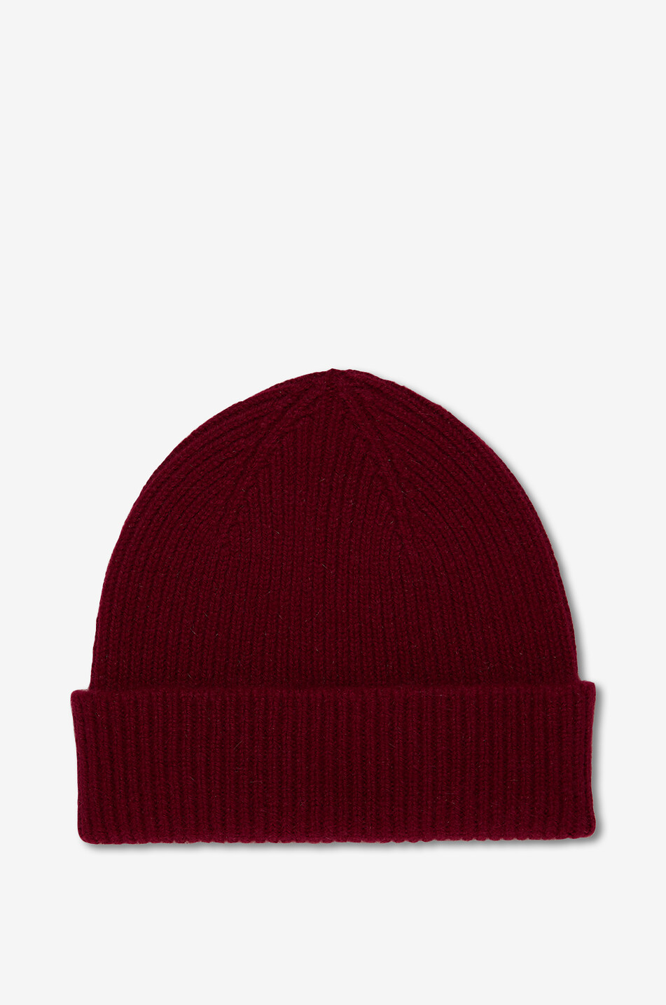 Rippstrickmütze aus Wolle und Angora Barba