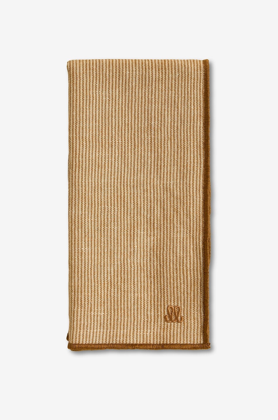 MAISON SARAH LAVOINE Tempo cotton and linen napkin - 45 cm Home DARK YELLOW 2