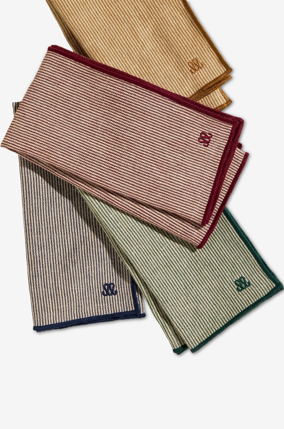 MAISON SARAH LAVOINE Tempo cotton and linen napkin - 45 cm Home DARK YELLOW 3