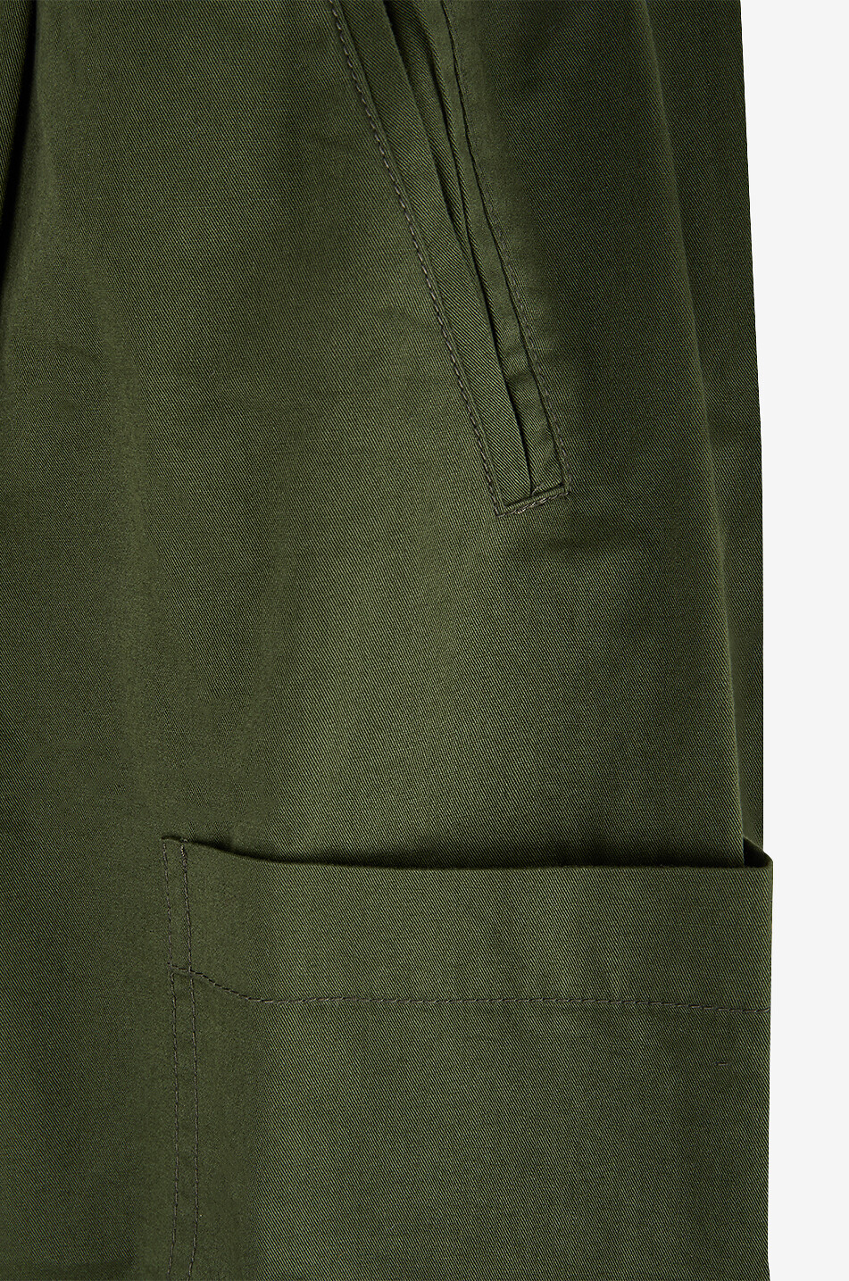 SEA Sullivan belted canvas cargo trousers Women GREEN 8