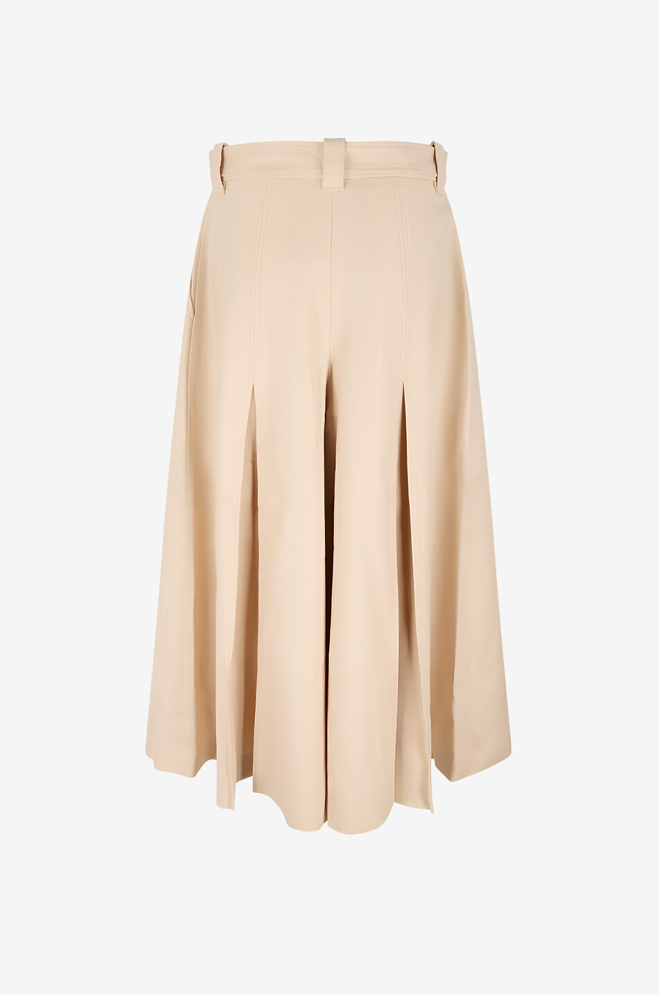 ZIMMERMANN Jupe culotte taille haute en laine Hypnotic Femme BEIGE 2