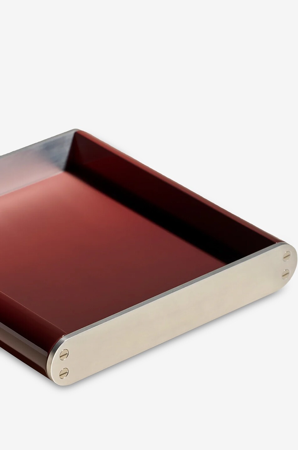 MAISON SARAH LAVOINE Vide-poches carré en résine Oscar - L25 Maison ROUGE FONCÉ 2