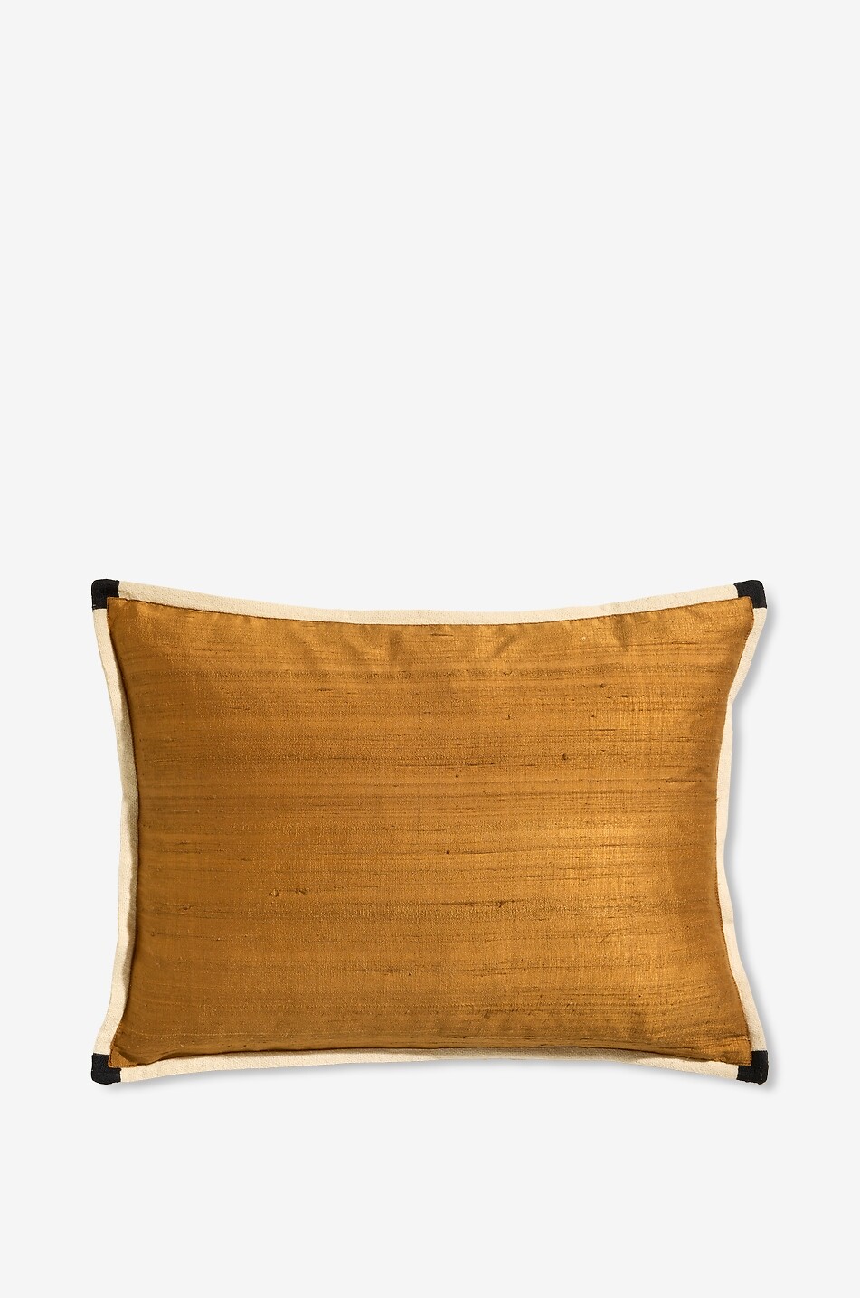 Séquence rectangular silk-blend cushion