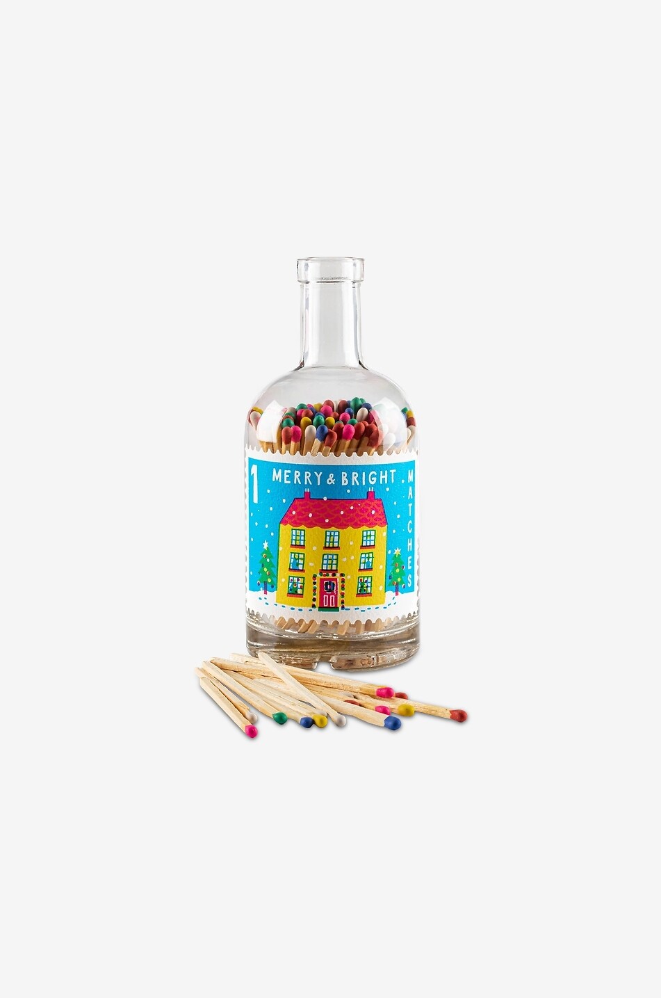 ARCHIVIST Bouteille d'allumettes Merry & Bright Stamp Maison MULTICOLORE 2