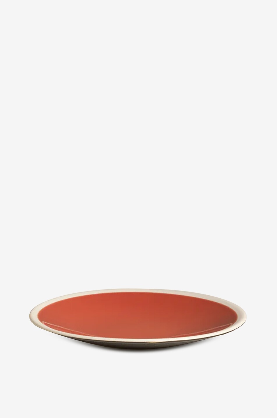 MAISON SARAH LAVOINE Sicilia flat stoneware plate Home ORANGE 1