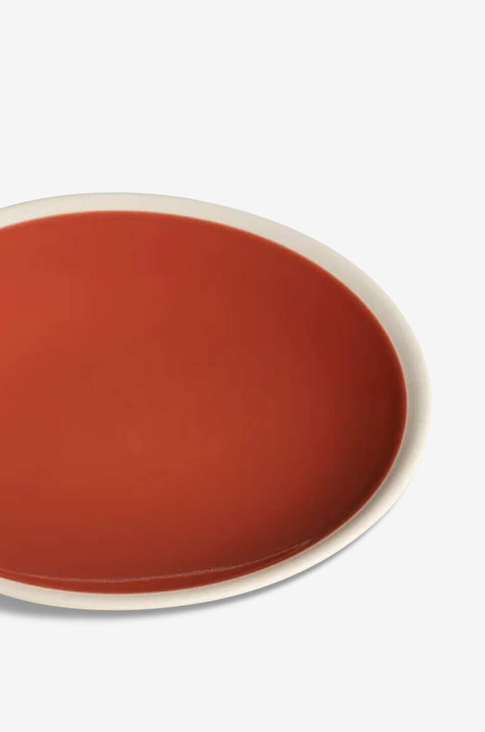 MAISON SARAH LAVOINE Sicilia flat stoneware plate Home ORANGE 4