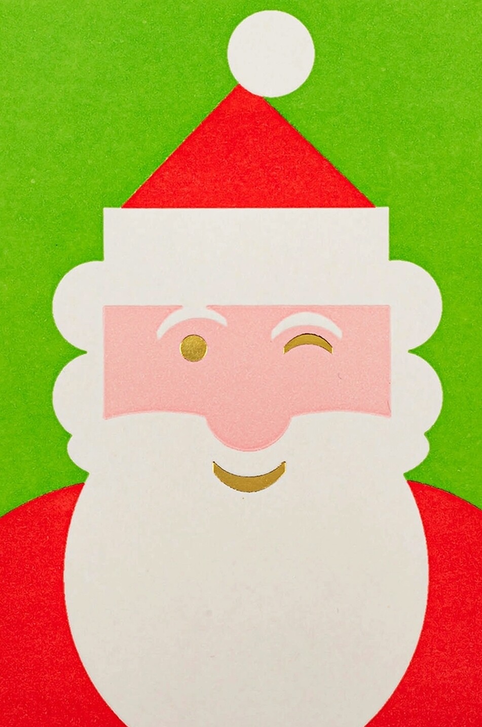 ARCHIVIST Dekorative Streichholzschachtel Winking Santa Haus BUNT 4