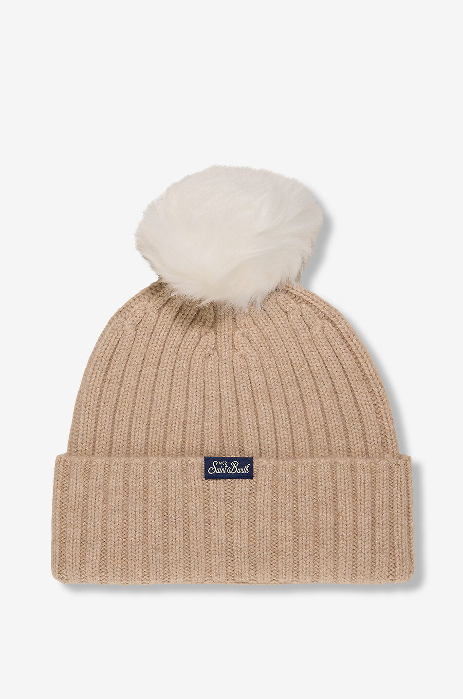 MC2 SAINT BARTH Sweetie girls' wool and cashmere beanie Girl [akeneo-beigefonce] 2