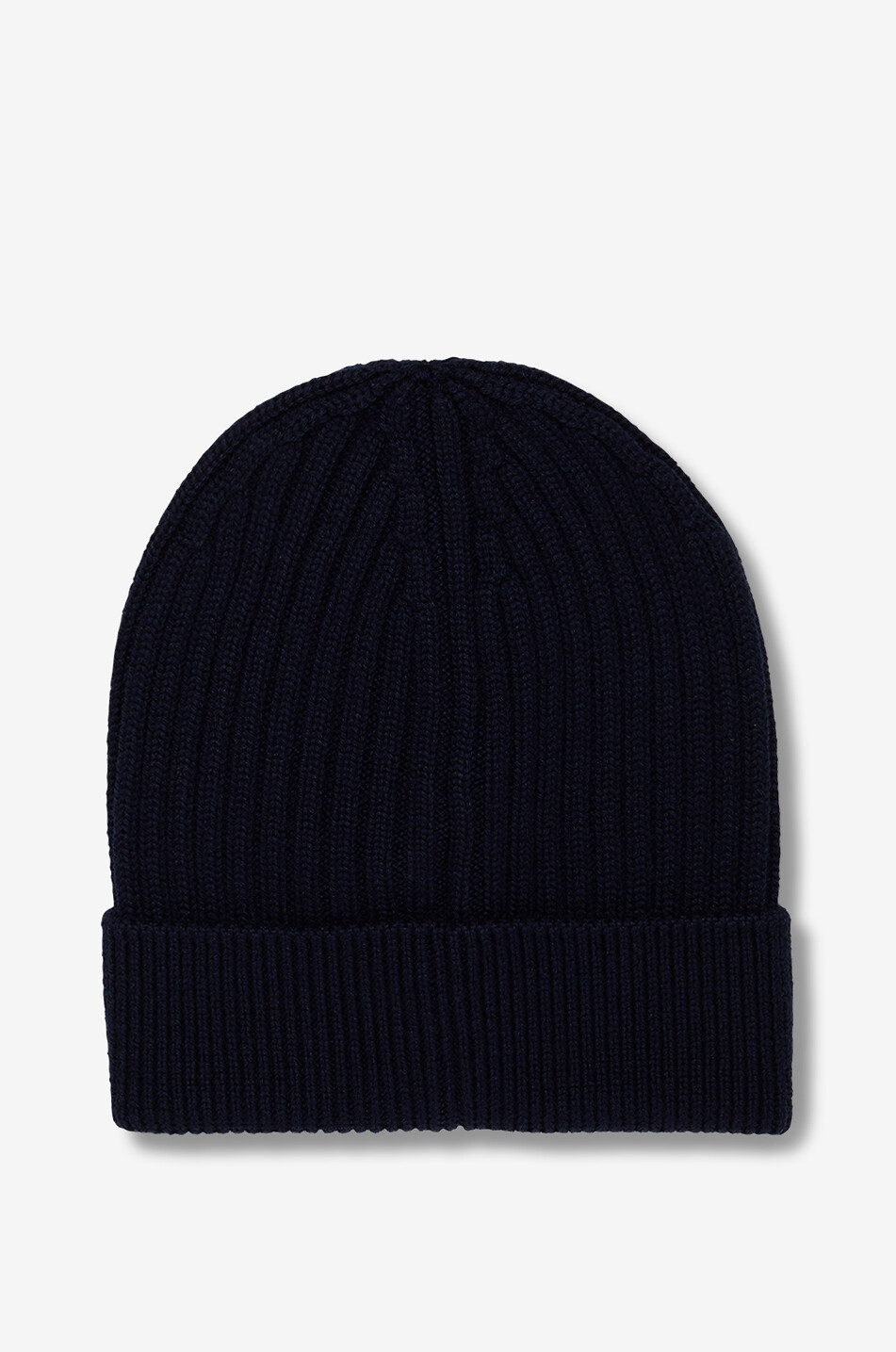 MONCLER GRENOBLE Logo patch embroidered rib knit virgin wool beanie Men BLUE 2