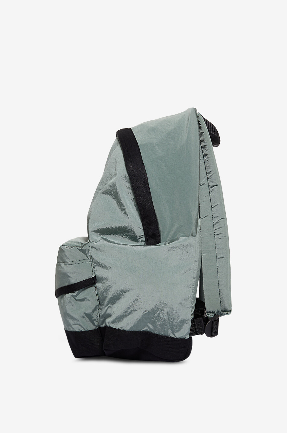 STONE ISLAND JUNIOR Sac à dos brodé garçon 920002 Nylon Metal Econyl Garçon VERT CLAIR 4