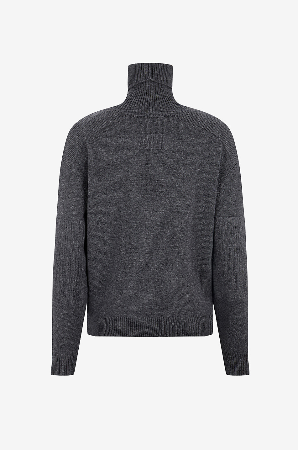 PHOEBE PHILO Dicker Pullover aus Wolle und Kaschmir Shoulder Patch Damen GRAU 2