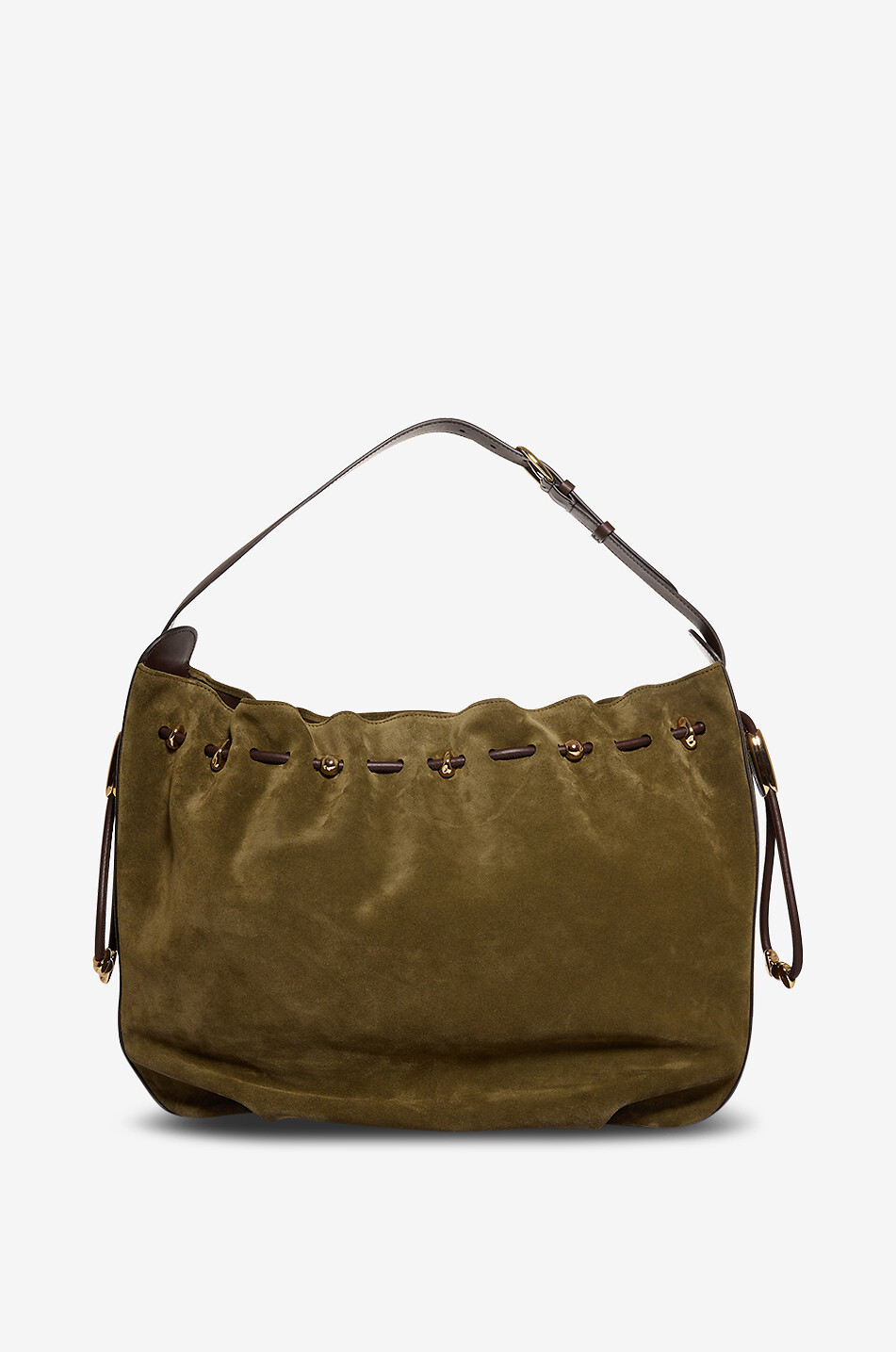 Wildleder-Beuteltasche Halcyon Large Bucket