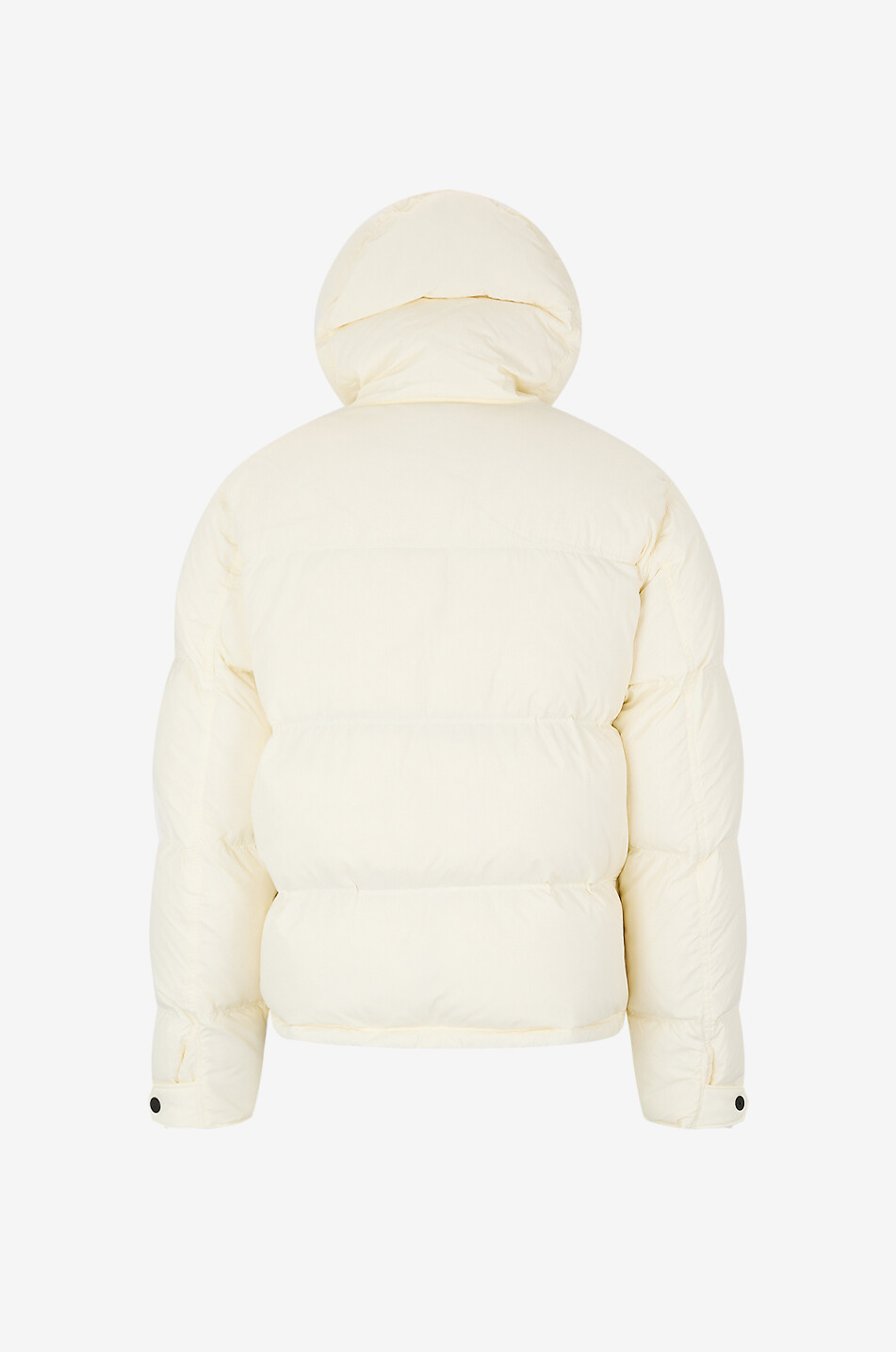 STONE ISLAND Kurze Daunenjacke mit Kapuze 4100019 Matt Ripstop Cordura Advanced Fabrics Herren CREMEFARBEN 2