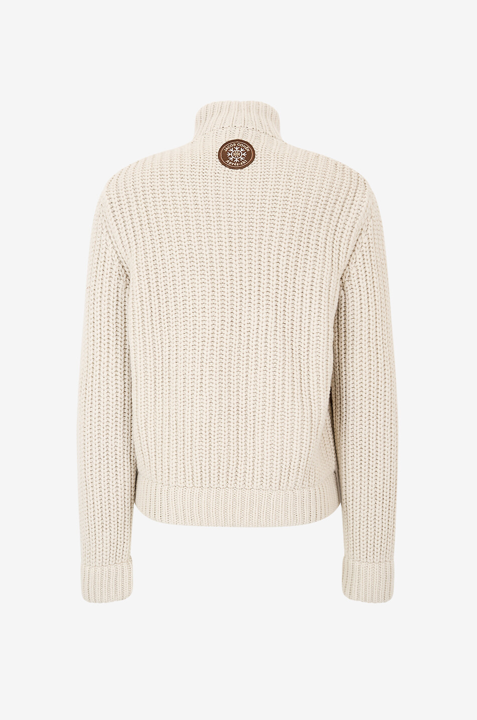 JACOB COHEN Ribbed wool and suede full-zip cardigan Men CAMEL 2