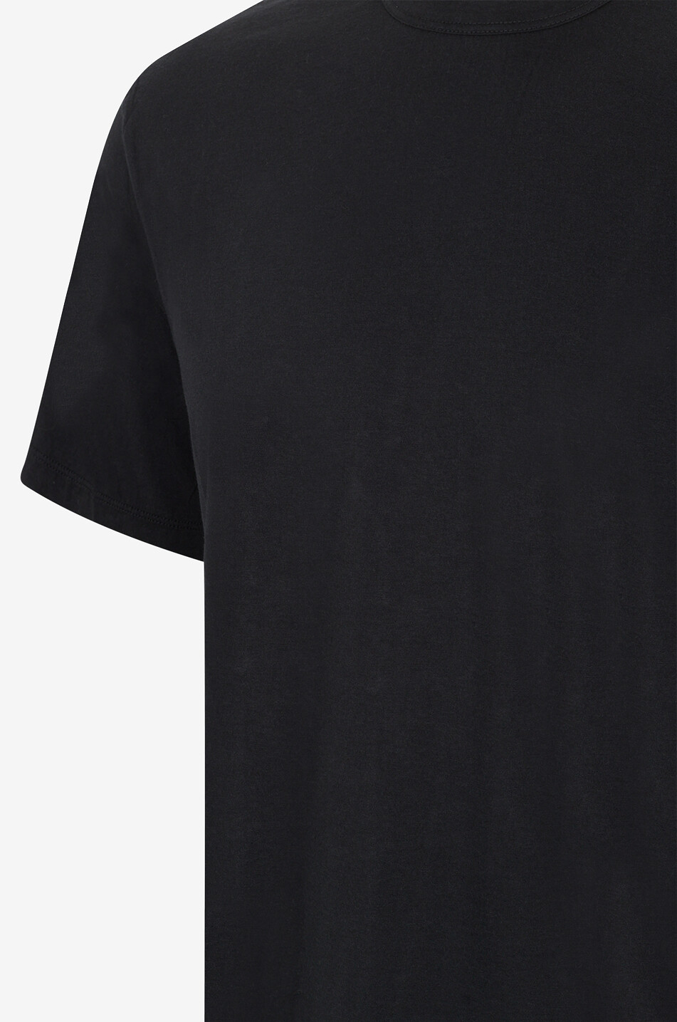 JAMES PERSE Jersey-T-Shirt mit kurzen Ärmeln und Rundhals Herren SCHWARZ 3