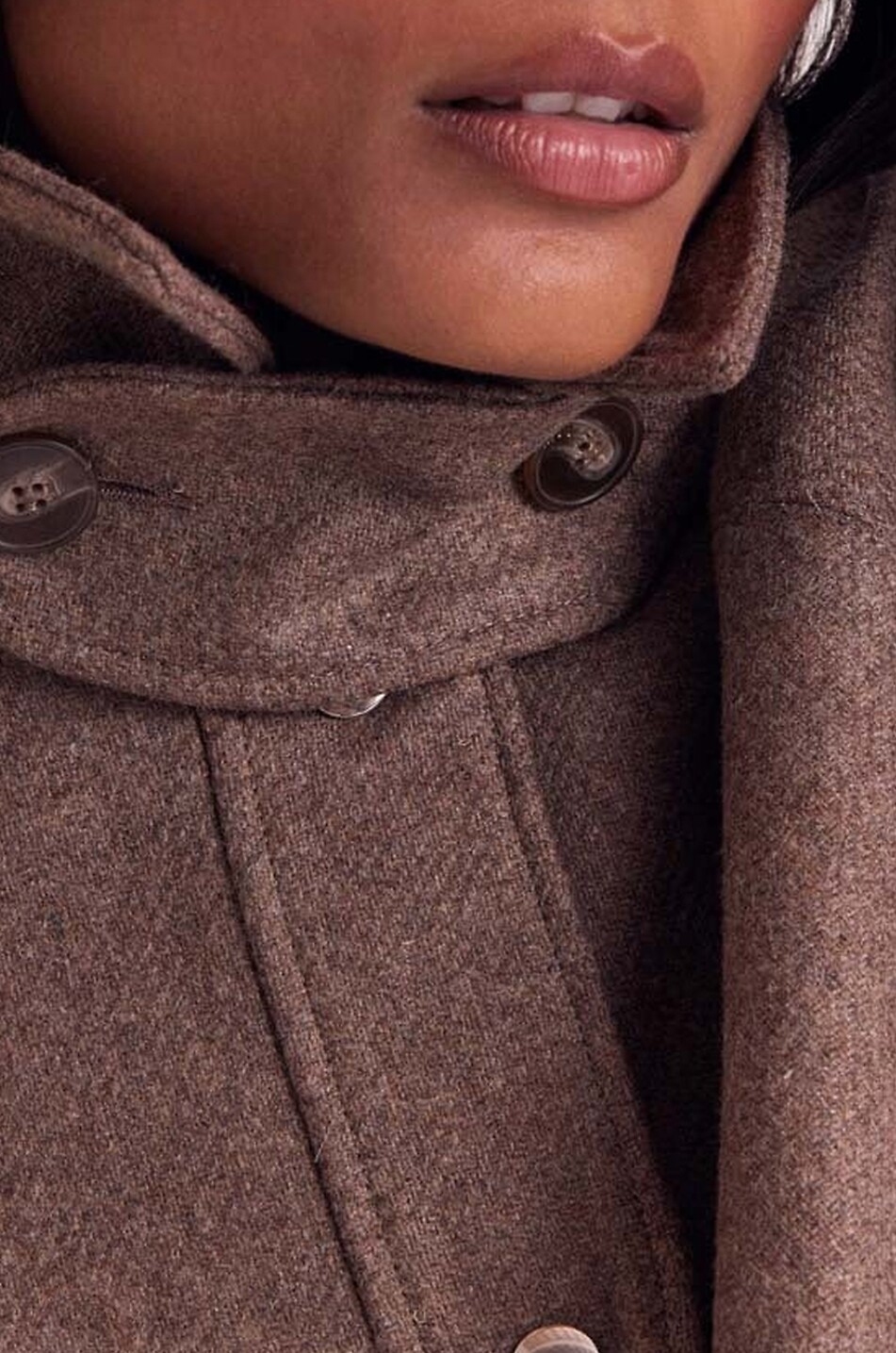 BALZAC PARIS Beauny cropped boxy coat Women LIGHT BROWN 4