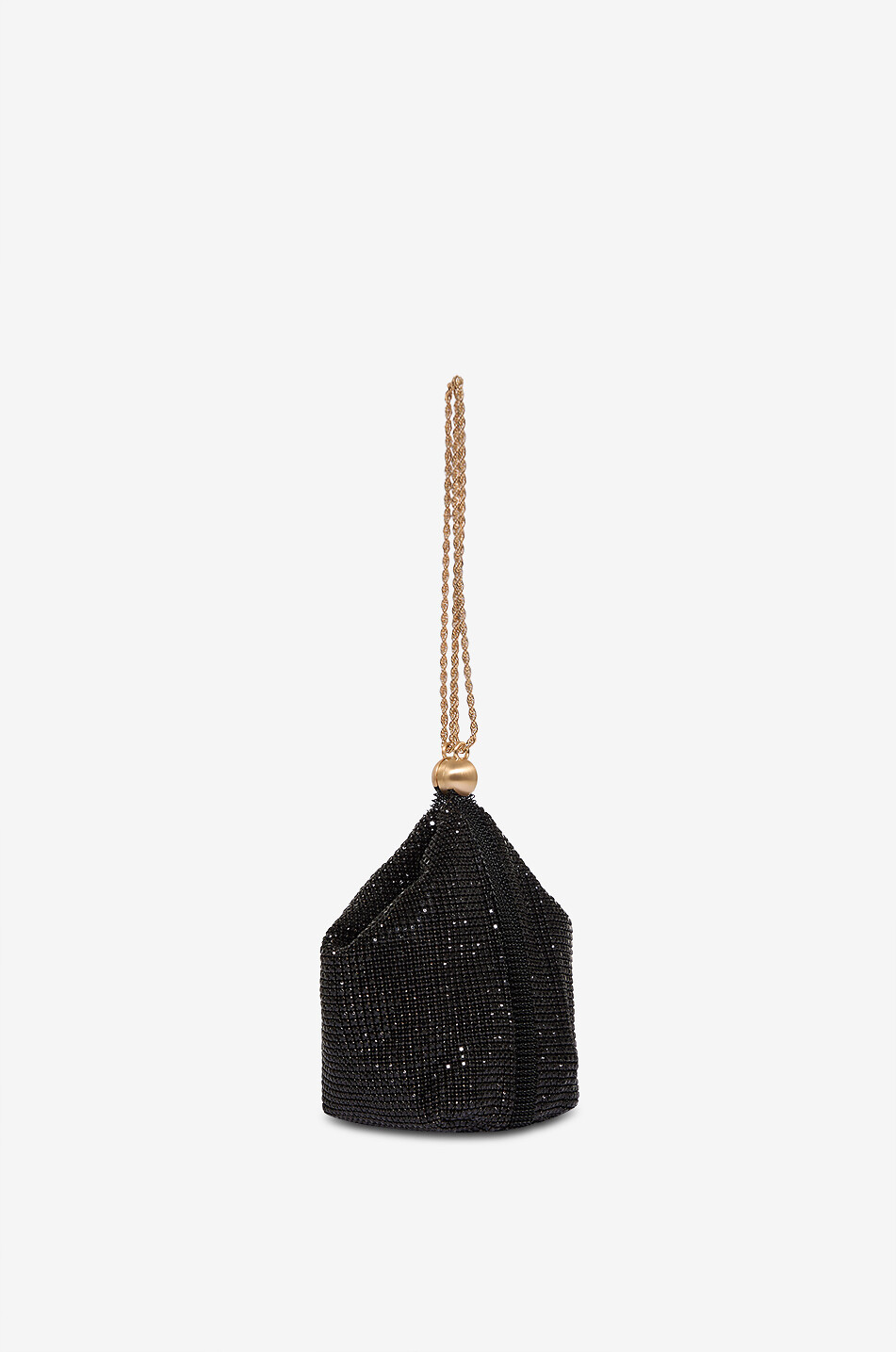 CULT GAIA Pochette embellie de strass Rue Wristlet Femme NOIR 2