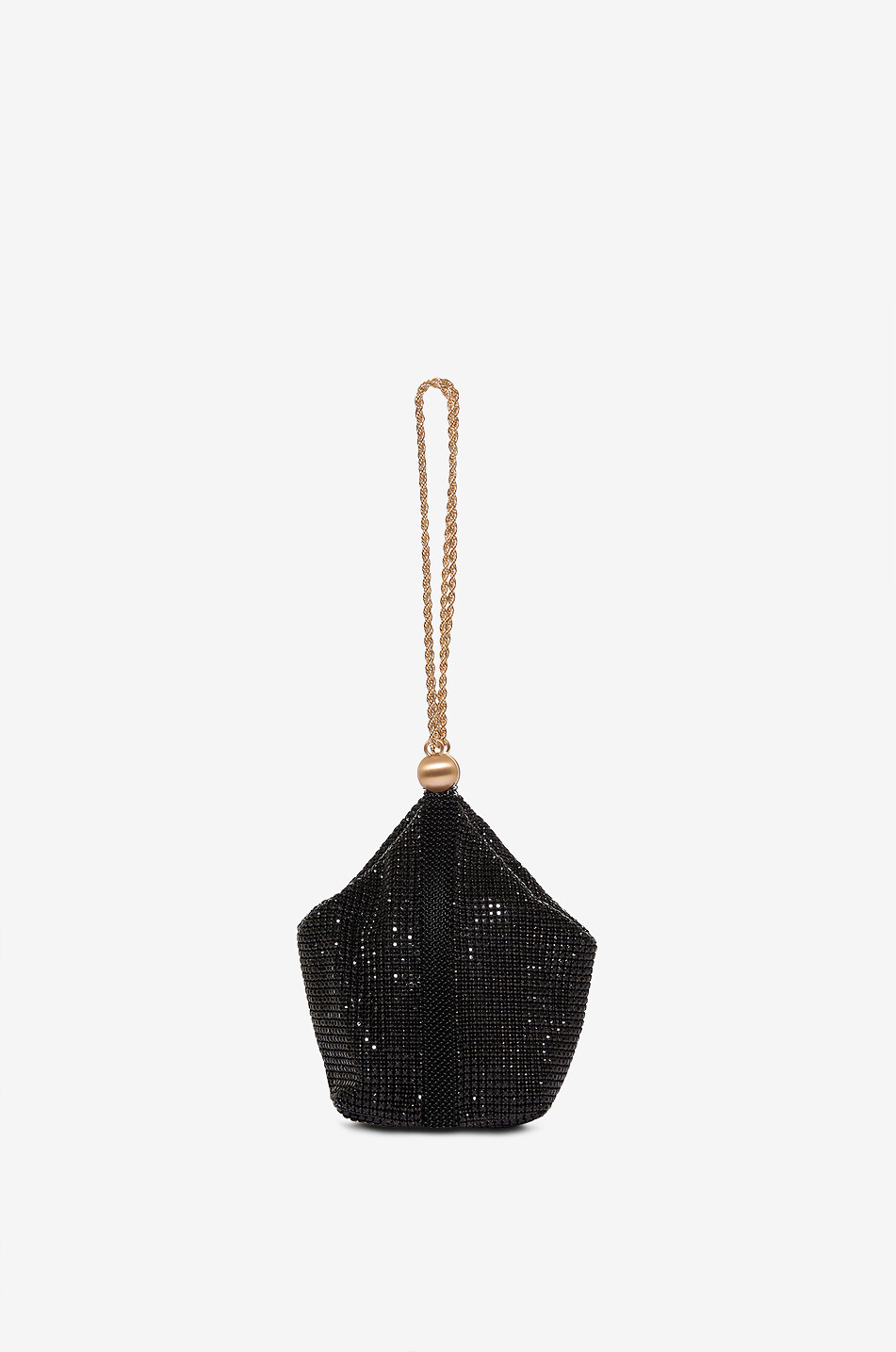 CULT GAIA Pochette embellie de strass Rue Wristlet Femme NOIR 3
