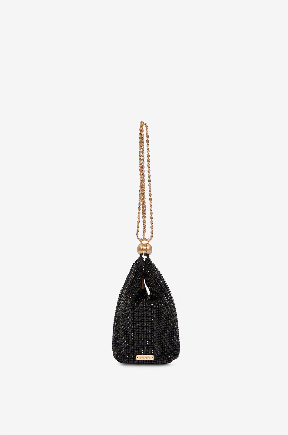 CULT GAIA Pochette embellie de strass Rue Wristlet Femme NOIR 4