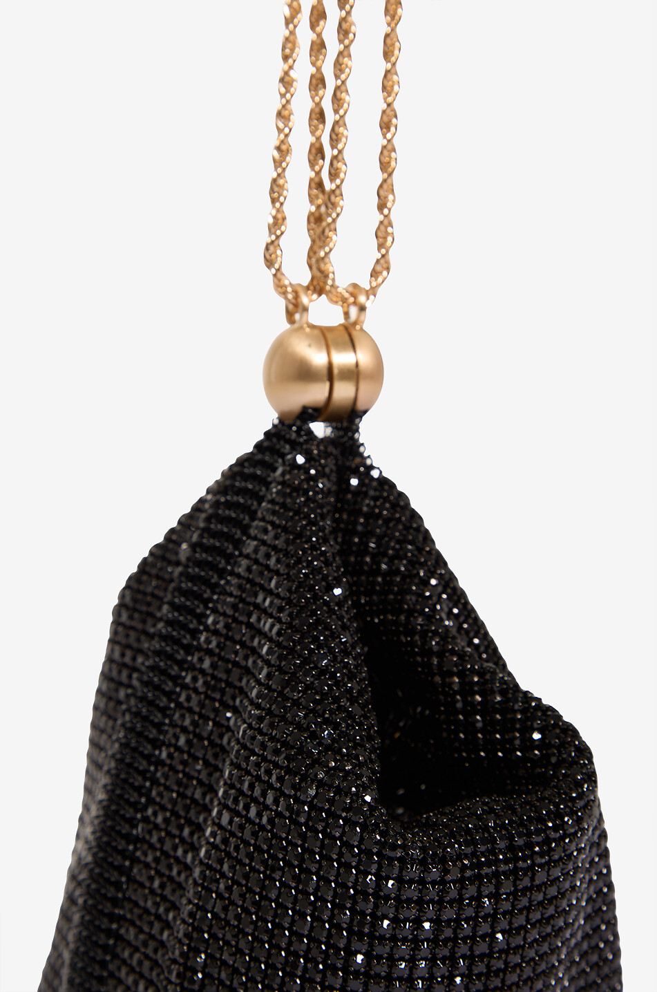 CULT GAIA Pochette embellie de strass Rue Wristlet Femme NOIR 5