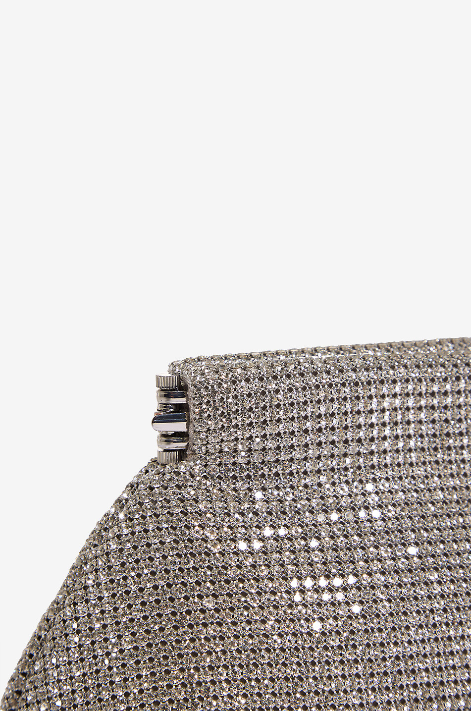 CULT GAIA Pochette recouverte de strass Lillia Mini Femme ARGENT 5