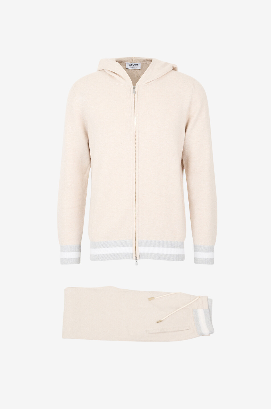 GRAN SASSO Ensemble de jogging en cachemire Homme MARRON 1