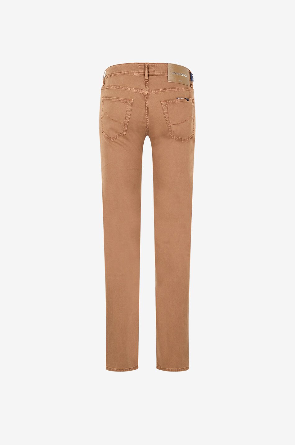JACOB COHEN Schlanke Jeans aus Leinen Herren MITTELBRAUN 2