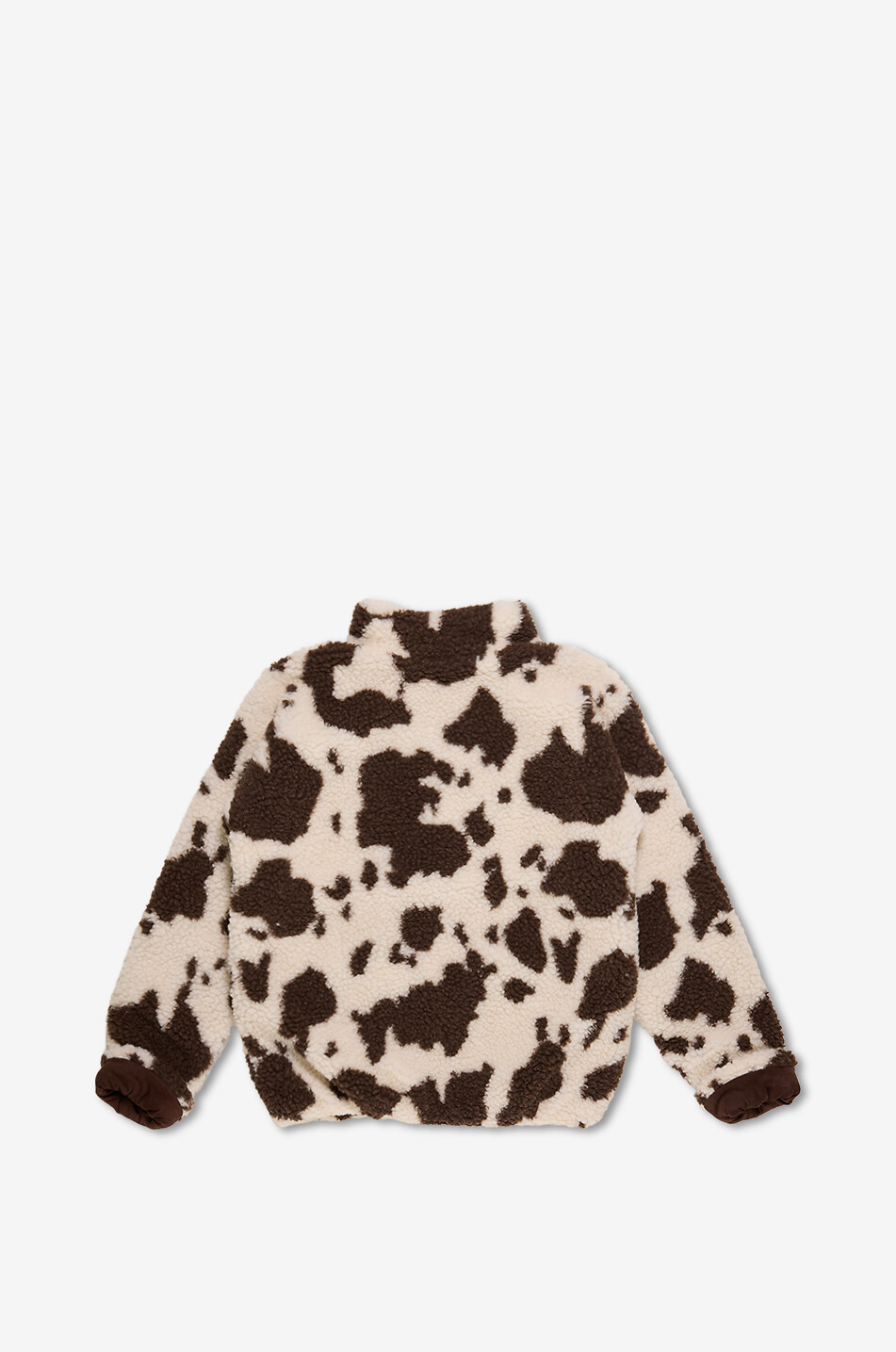 MC2 SAINT BARTH Bedruckte Mädchen-Fleecejacke Jay Jr Teddycow Mädchen BEIGE 2