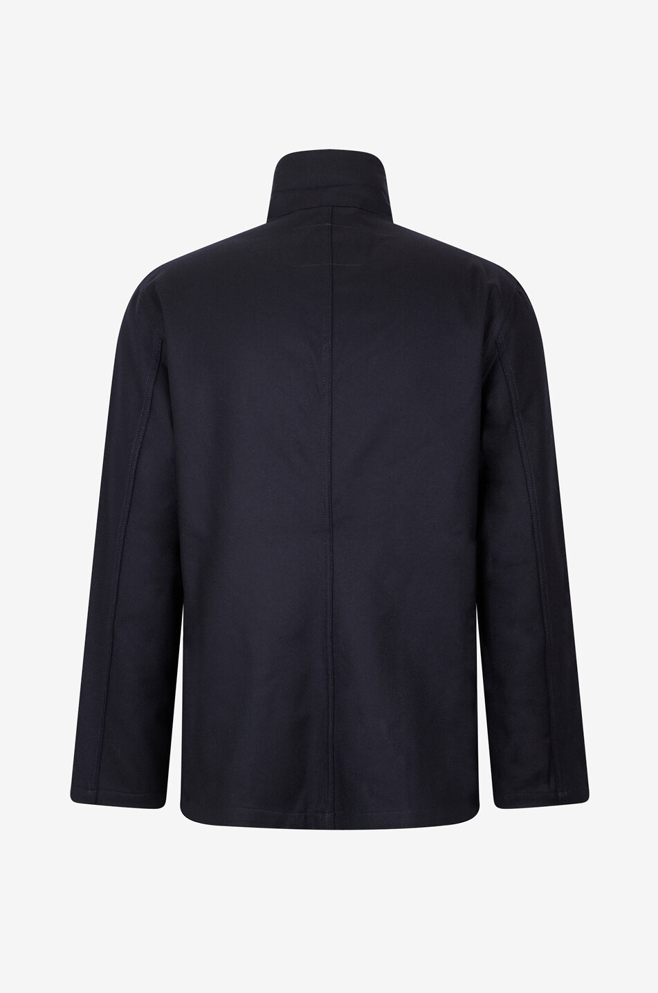 PORTUGUESE FLANNEL Working Blazer wool jacket with stand-up collar Men DARK BLUE 2