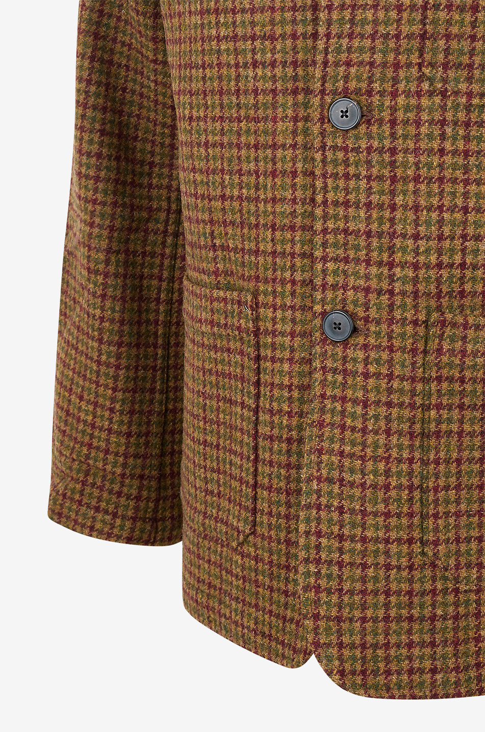 PORTUGUESE FLANNEL Working Blazer checked wool jacket Men BROWN 3