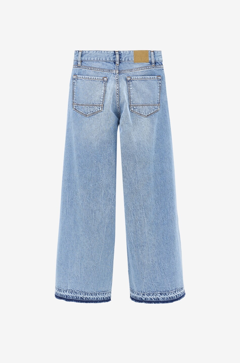BELLEROSE Kae girl's wide-leg denim jeans Girl BLUE 2