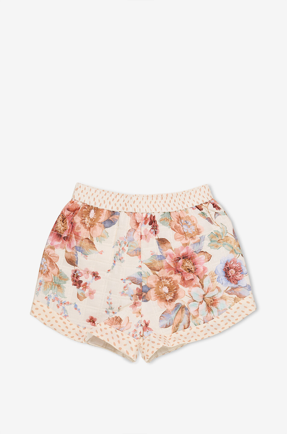 Short en toile fleurie fille Awaken
