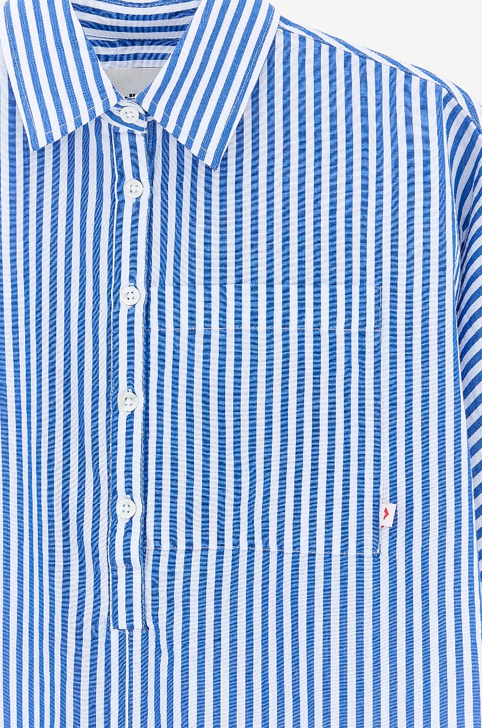 BELLEROSE Apoloh striped poplin girls' shirt dress Girl BLUE 3